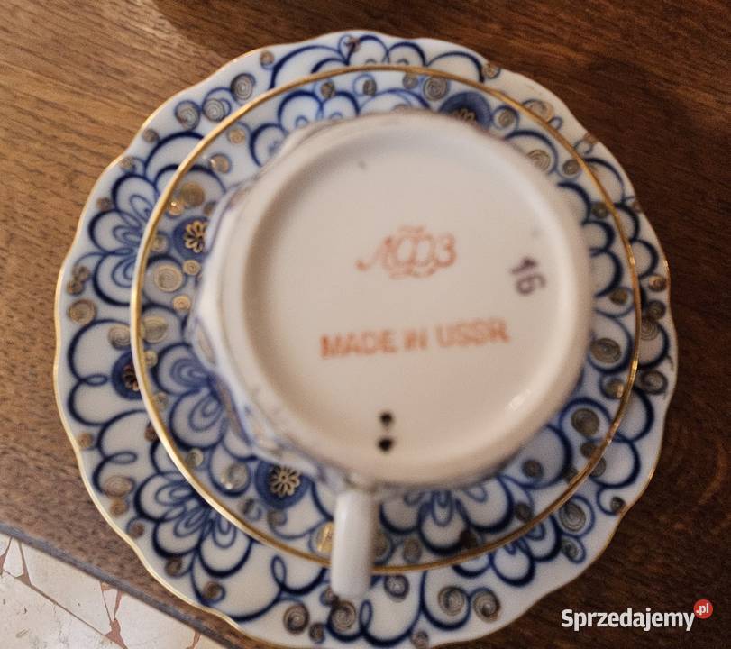 Łomonosow 4 filiżanki do kawy model Powój sprzedam