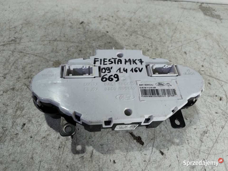 PANEL KLIMATYZACJI FORD FIESTA MK7 8A6T18C612AJ