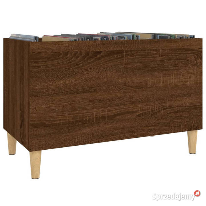 Szafka na płyty brązowy dąb 745x38x48 WM831964 mazowieckie Warszawa