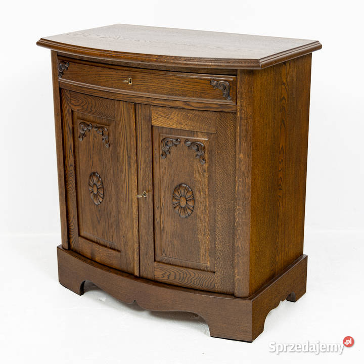 Stylowa Mała Komoda Antyk Stara Dania Dębowa Dąb wielkopolskie Swarzędz