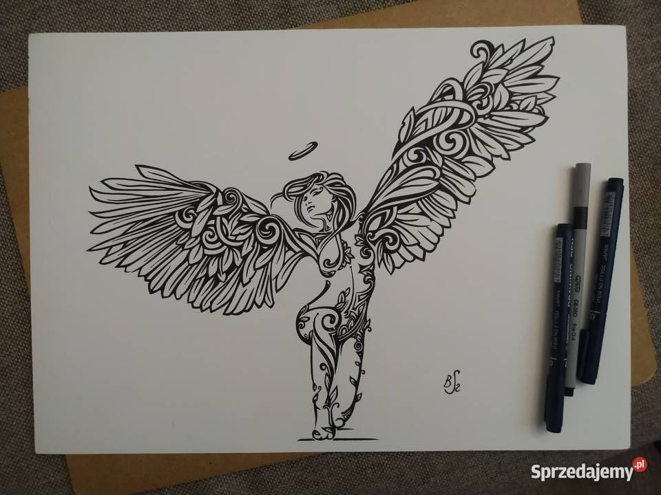 Rysunek skrzydlata cienk blok tech A3 250 gm Warszawa