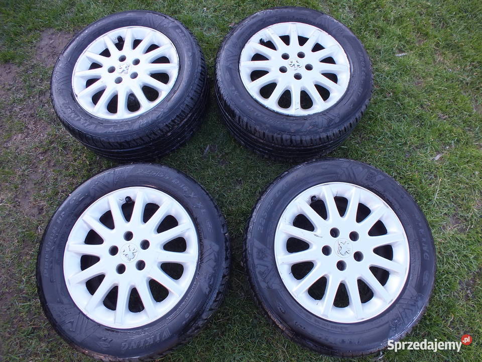 sprzedam opony 22555r16 lato felgi alu peugeot Chełm