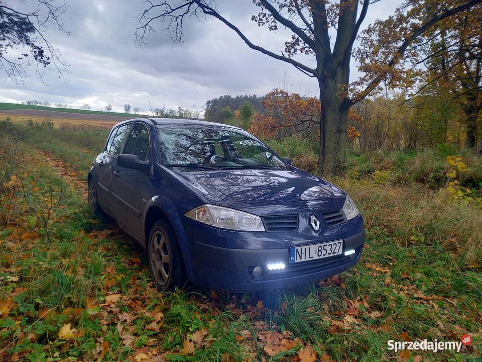 Renault Megane 2 14 16v 2003 PT OC bezproblemowe warmińsko-mazurskie Susz