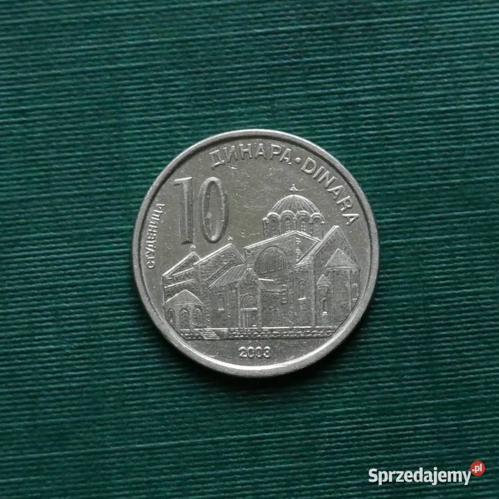 SERBIA 10 dinarów 2003r Kolekcje Gliwice