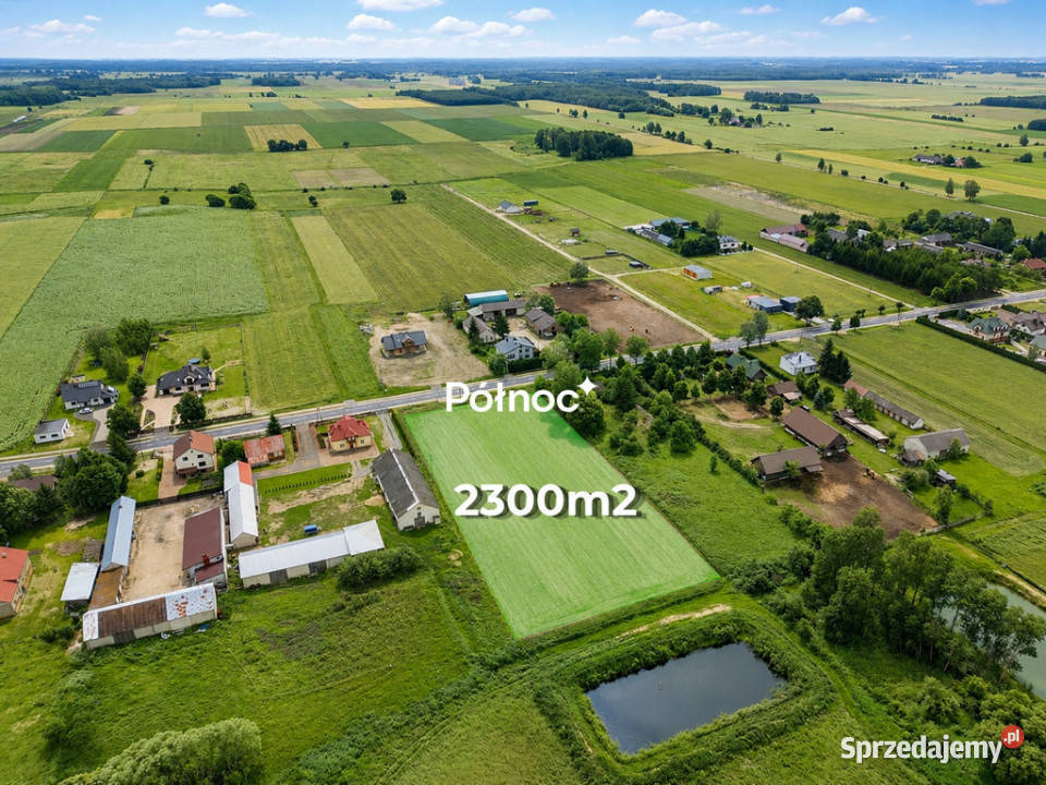 Działka 2300 m z warunkami zabudowy Ortel Królewski Pierwszy sprzedam
