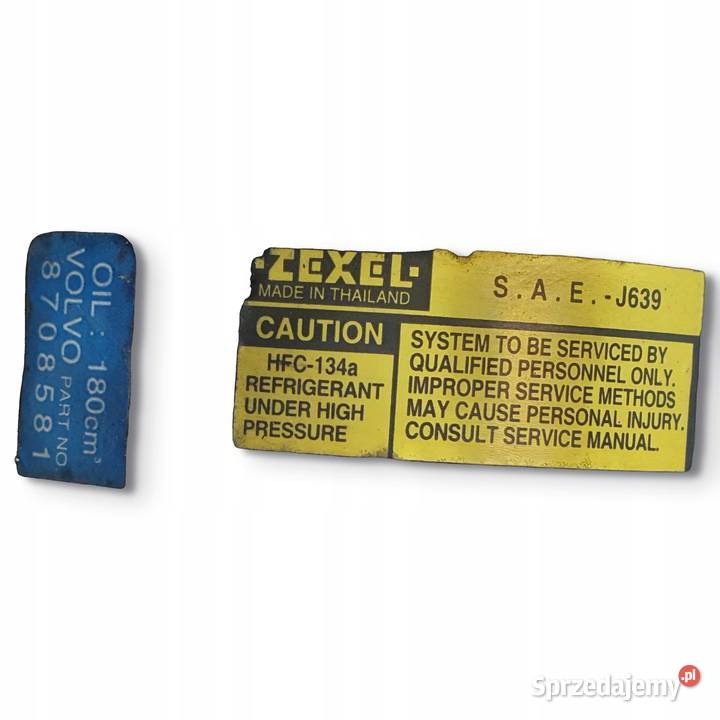 SPRĘŻARKA KLIMATYZACJI Volvo V70 II 24 B lubelskie Chełm