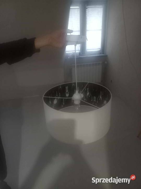 Lampa Wisząca Sufitowa Żyrandol Abażur Drezdenko
