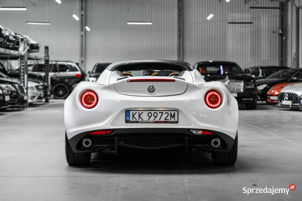 Alfa Romeo 4C SPIDER Krajowa 1 właściciel klimatyzacja małopolskie Węgrzce
