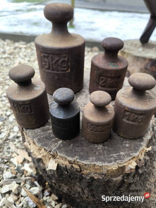 Odważniki z dawnych lat produkcji lata 60te 6 Radomsko