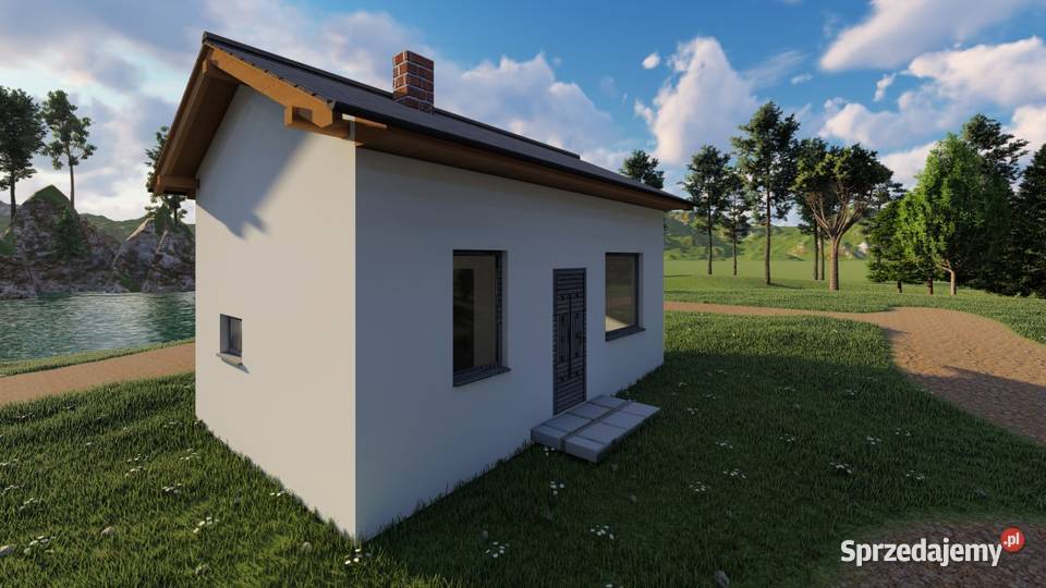 Projekt domu ZG47 na zgłoszenie 5m ROD Sosnowiec