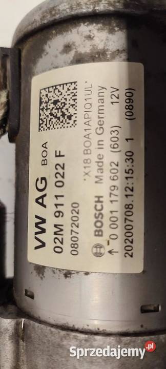 VW TIGUAN II ROZRUSZNIK 15 TSI 02M911022F sprzedam
