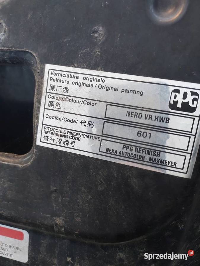 Maska silnika Alfa Romeo Mito 601 osobowe