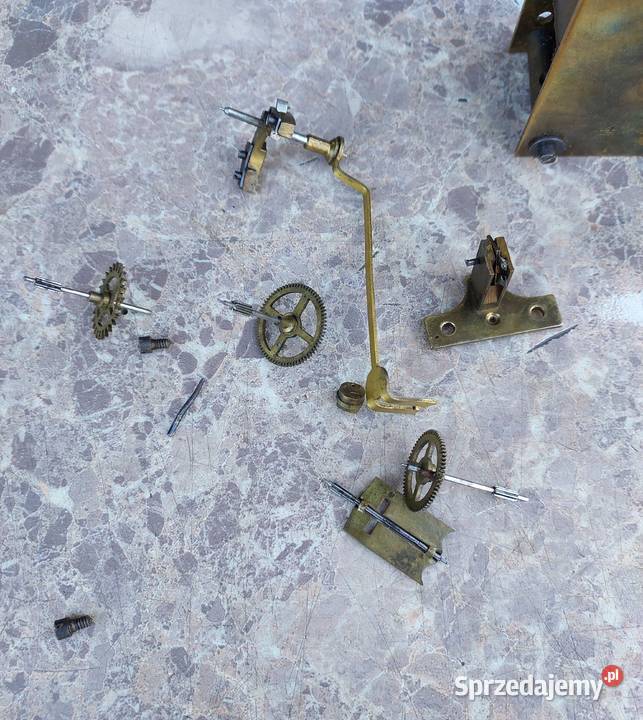 M025 Mechanizm starego zegara ściennego FMS Antyki, Sztuka, Kolekcje pomorskie sprzedam
