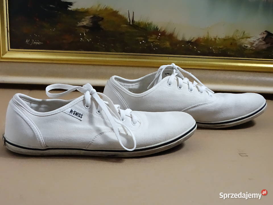 Białe trampki KSwiss męskie 44 285 Stan Pozostałe Biłgoraj