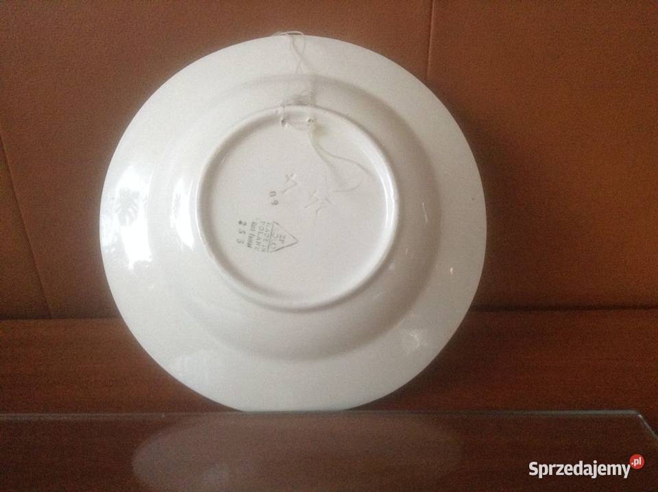 Talerz fajansowy głęboki do zawieszenia ręcznie Opole sprzedam