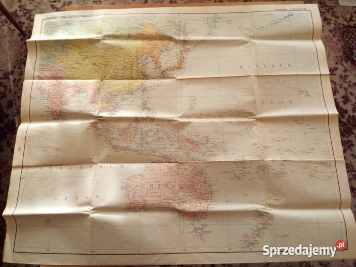 Niemiecka mapa z 1935r Dąbrowa Górnicza