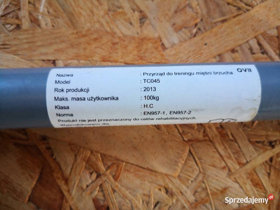 KOŁYSKA do ćwiczeń mięśni BRZUCHA przyrząd Rzeszów
