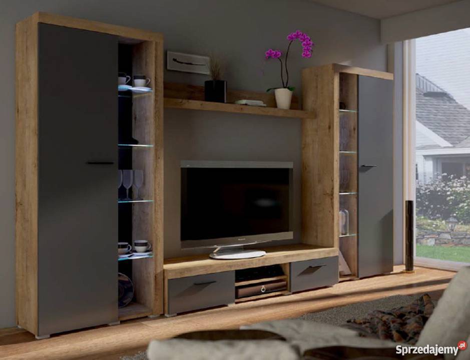 DUŻA Meblościanka XL Meble do salonu pokoju Łódź