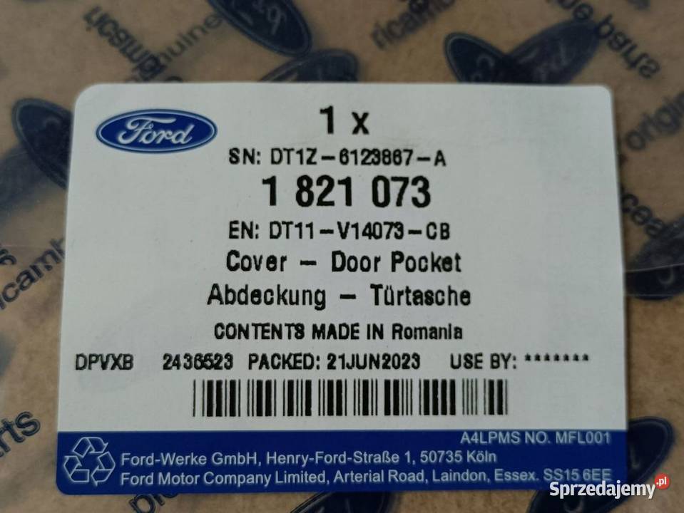 FORD TOURNEO CONNECT MK1 OSŁONA PANEL DRZWI LEWY Drzwi Pleszew