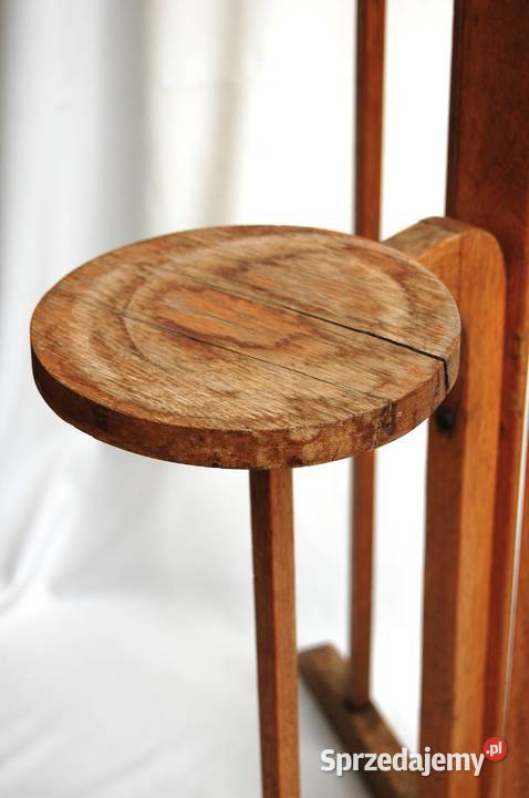 Kwietnik drewniany stojący art deco Pozostałe Pozostałe Lublin