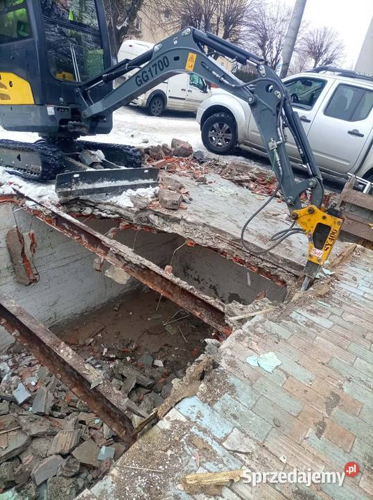 Autolaweta Mini koparka kucie betonu i ine Brodnica