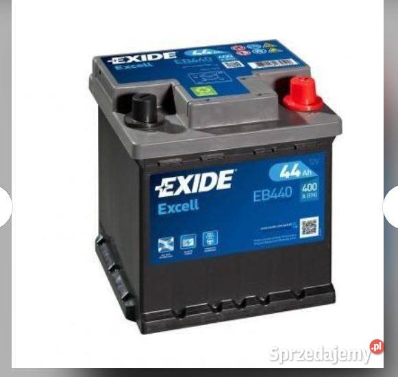 Akumulator Exide Excell 44Ah 400A kostka Gdańsk