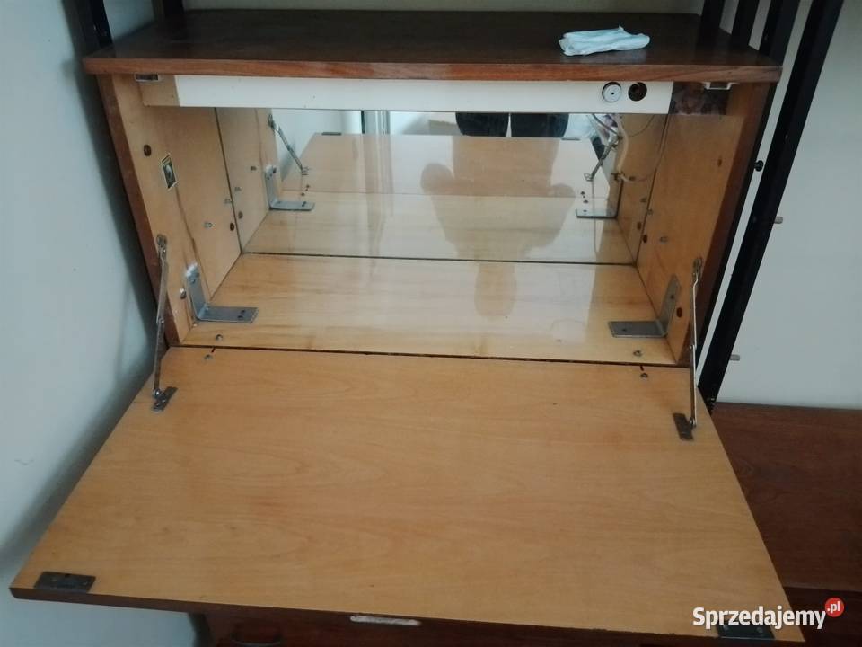 Regał Drzewotechnika PRL lata 60te vintage retro Meble Warszawa