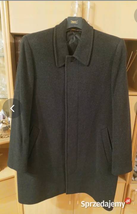 Płaszcz męski wełna w składzie Kurtki i płaszcze Lubin