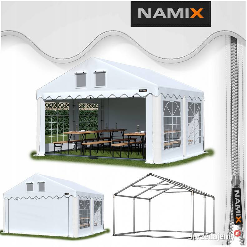 Namiot NAMIX GRAND 3x4 imprezowy ogrodowy RÓŻNE KOLORY