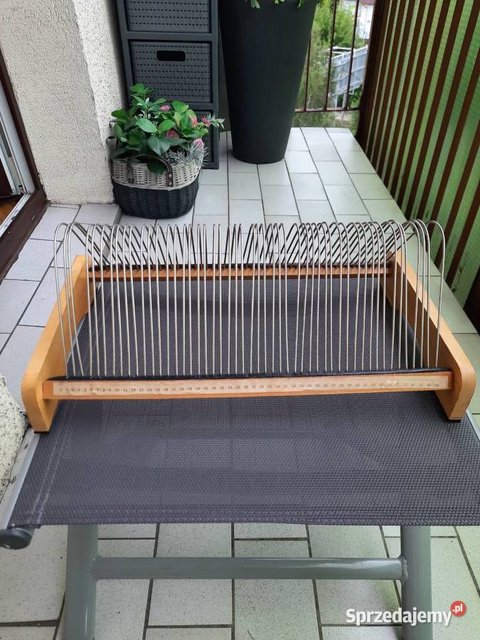 Stojak na płyty winylowe PRL Warszawa