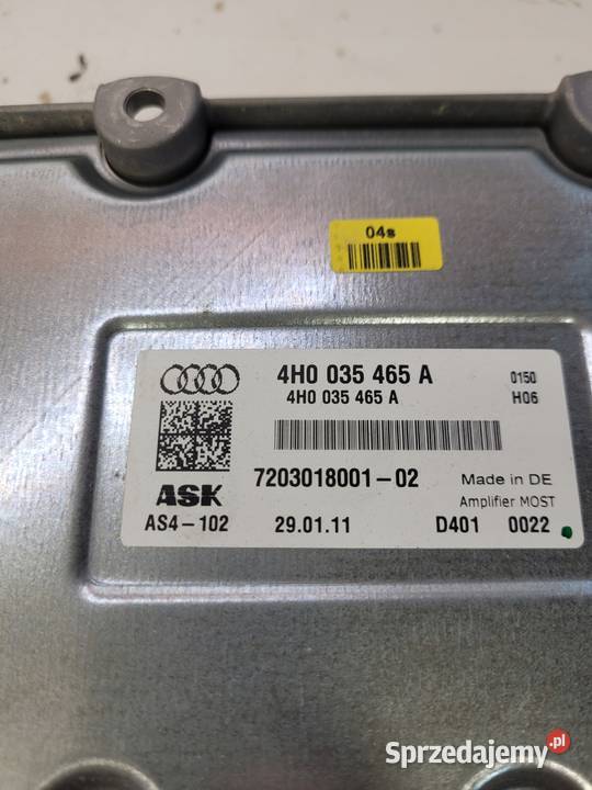 WZMACNIACZ BANGOLUFSEN AUDI A8 D4 4H0035465A Przystajń