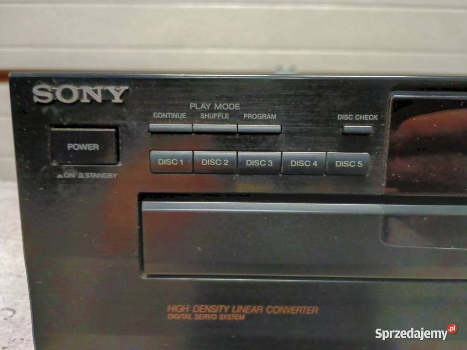 Zmieniarka CD X5 SONY pilot optical
