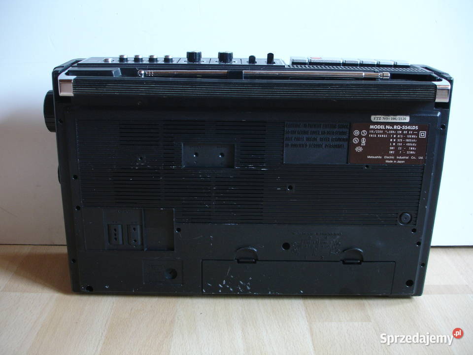 Radiomagnetofon PANASONIC NATIONAL RQ554 Pozostałe sprzedam