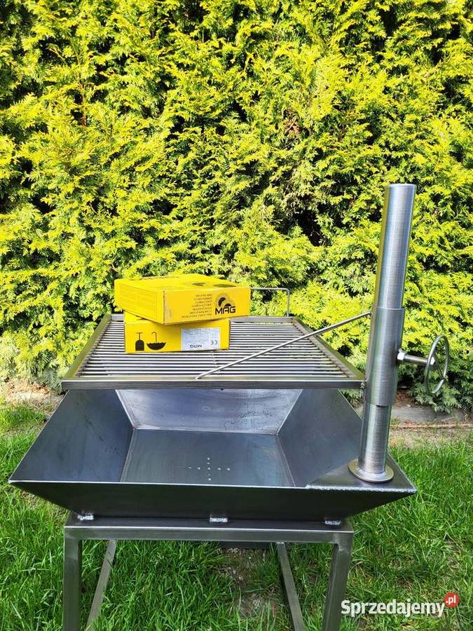Grill 2w1 palenisko na ognisko nierdzewny ruszt Ruda Śląska