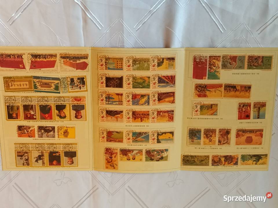 zestaw znaczków chińskich Gliwice sprzedam