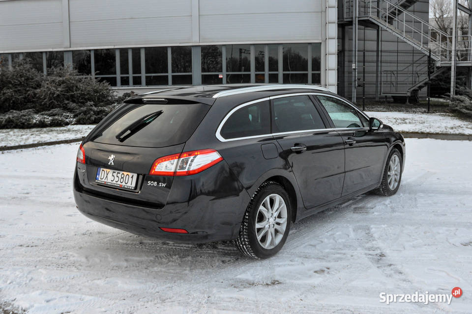 Peugeot 508 16T 2013 r Bezwypadkowy Skóry dolnośląskie Wrocław