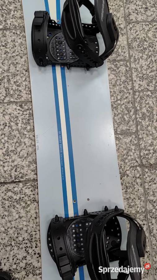 Deska snowboardowa HAMMER 163 wiązania EMERY Dębica