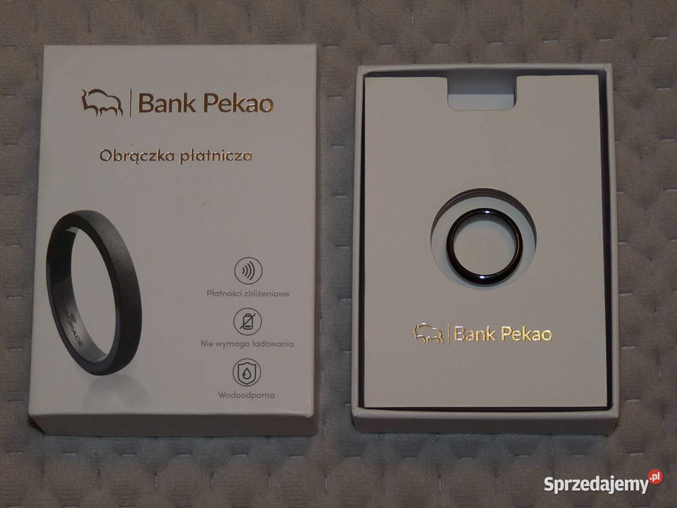Pierścień płatniczy obrączka Pagopace Pekao 7