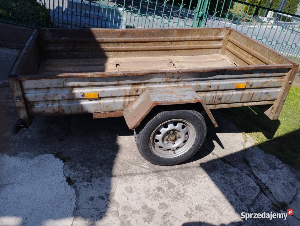Przyczepka samochodowa zarejestrowana Pilica