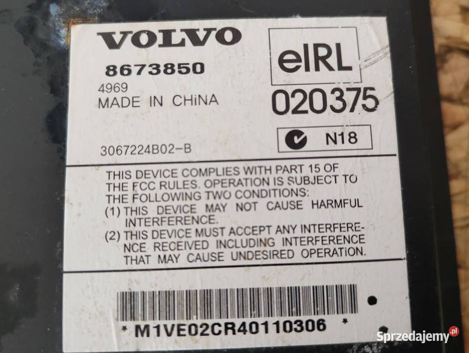 Wzmacniacz Radia Volvo Xc90 Xc 90 I 8673850 Pleszew sprzedam