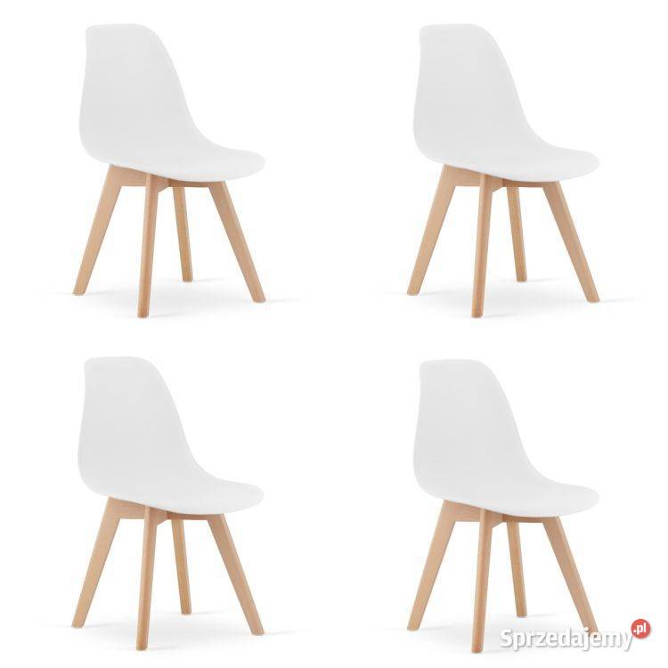 Krzesło KITO białe x 4 Krzesła Bielsk Podlaski