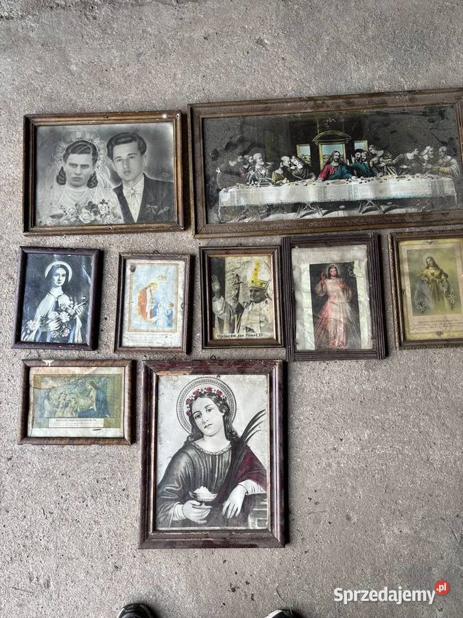 Stary obraz katolicki prawoslawny Matka boska Kosianka-Trojanówka