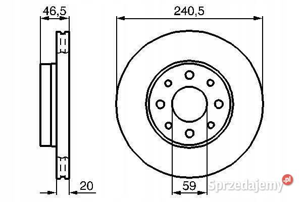 TARCZE HAM PRZÓD 2 FIAT PALIO SIENA 14 19982012 osobowe Tarcze hamulcowe lubelskie sprzedam