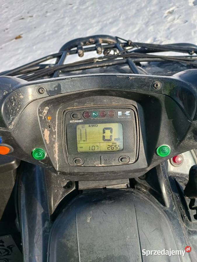 Kawasaki KVF 750 nie Suzuki Yamaha polaris bagażnik Mełgiew sprzedam
