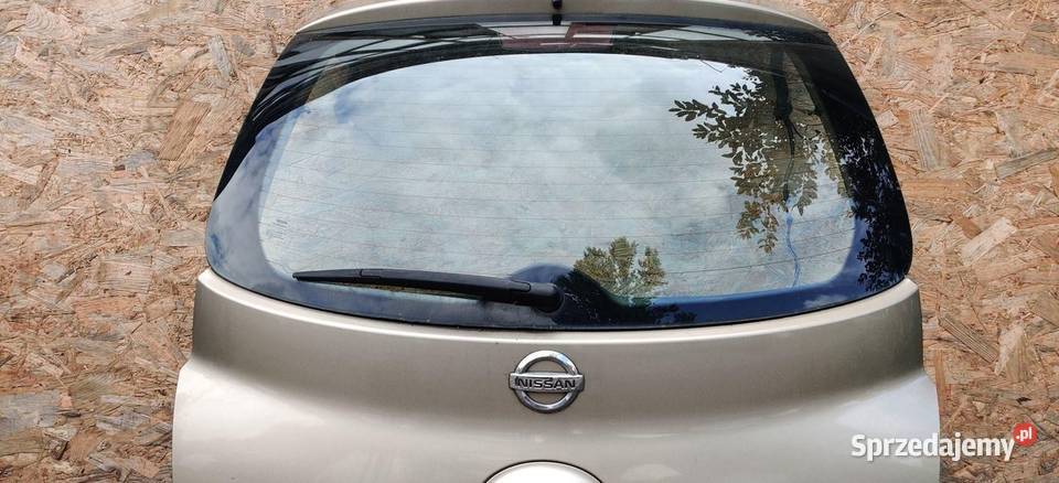 TYLNA KLAPA BAGAŻNIKA TYŁ SZYBA NISSAN MICRA K12 Rudziniec