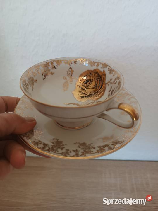 Duże porcelanowe filiżanki małopolskie Gorlice