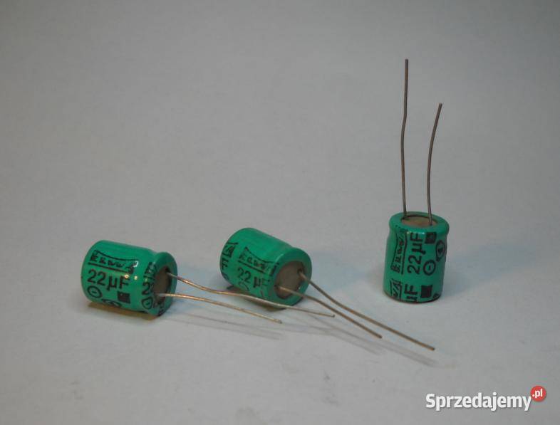 Kondensator 22uF 40V Unitra ELWA
