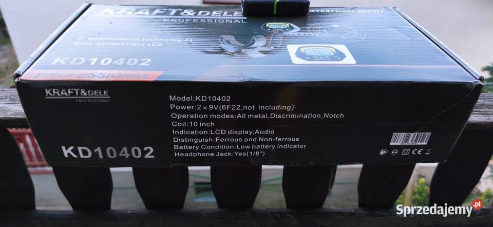 Wykrywacz metali detektor KD10402 wodoodporny pomorskie Chojnice