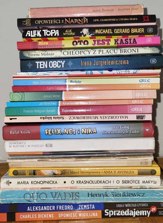 Zestaw książek klas 48 tanio Lublin sprzedam