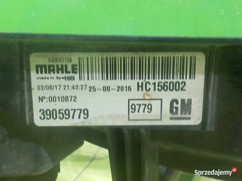 OPEL CORSA E 13 CDTI 17r HB 3D wentylator Suków